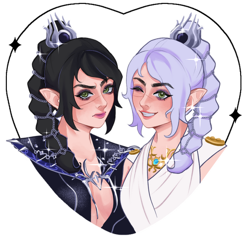 Shadowheart (Baldur's Gate 3) fanart, 2024.