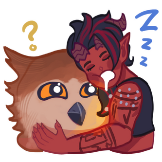 Owlbear &amp; Karlach, 2024.