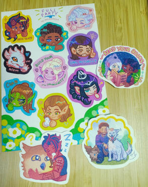 baldur&#39;s gate 3 stickers, 2024